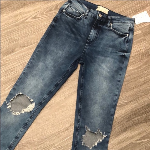 Free People Denim - Free People Distressed Stretch Jeans